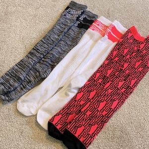 Victoria’s Secret Pink knee high socks